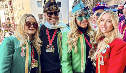 Die Geissens beim Karneval | © carmengeiss/Instagram/Screenshot