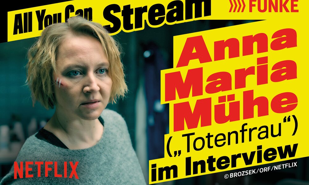 Die „Totenfrau“ Anna Maria Mühe im Podcast-Talk | © TV DIGITAL