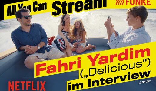 Exklusives Interview mit Fahri Yardim: Der „Jerks“-Star über seinen neuen Netflix-Thriller „Delicious“, zwei Arten von Schauspielern und warum ihn – seiner Meinung nach – keiner vom Drehteam mochte. | © Netflix