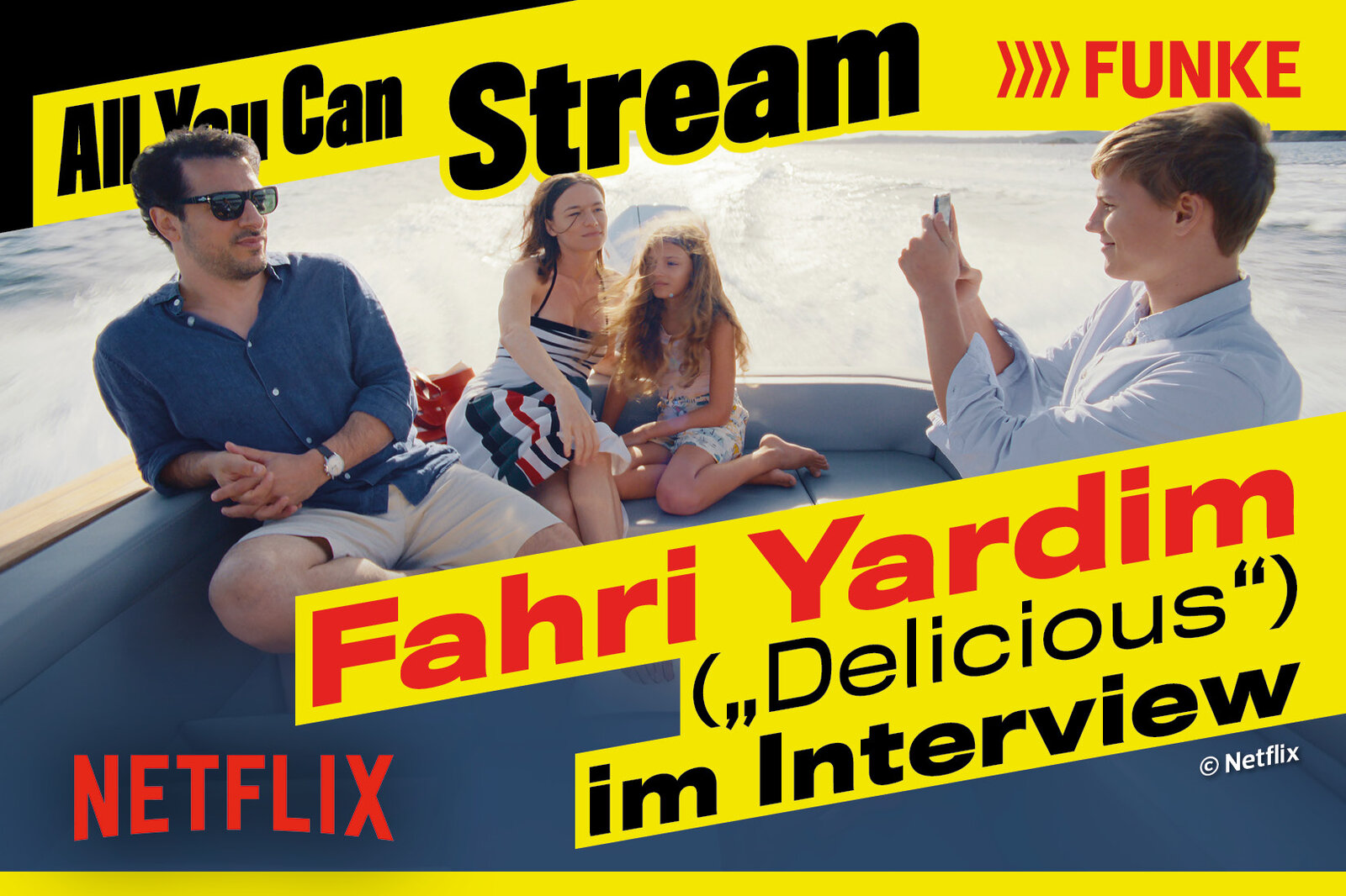 Exklusives Interview mit Fahri Yardim: Der „Jerks“-Star über seinen neuen Netflix-Thriller „Delicious“, zwei Arten von Schauspielern und warum ihn – seiner Meinung nach – keiner vom Drehteam mochte. | © Netflix