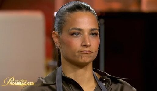 „Das große Promibacken“: Böser Verdacht! Droht Amira Aly der Fluch der roten Schürze? | © SAT,1/Screenshot