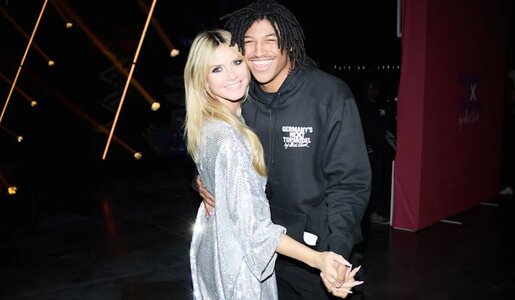 Heidi Klum und Sohn Henry | © ProSieben/Max Montgomery