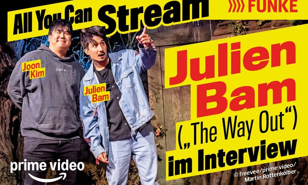 Seit 2012 ist Julian Bam (re.) auf YouTube aktiv, jetzt moderiert er bei Amazon Prime Video. | © TV DIGITAL