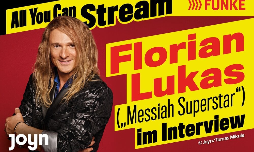 Florian Lukas spielt den 90er-Jahre-Popstar Messiah | ©  Joyn / Thomas Mikule
