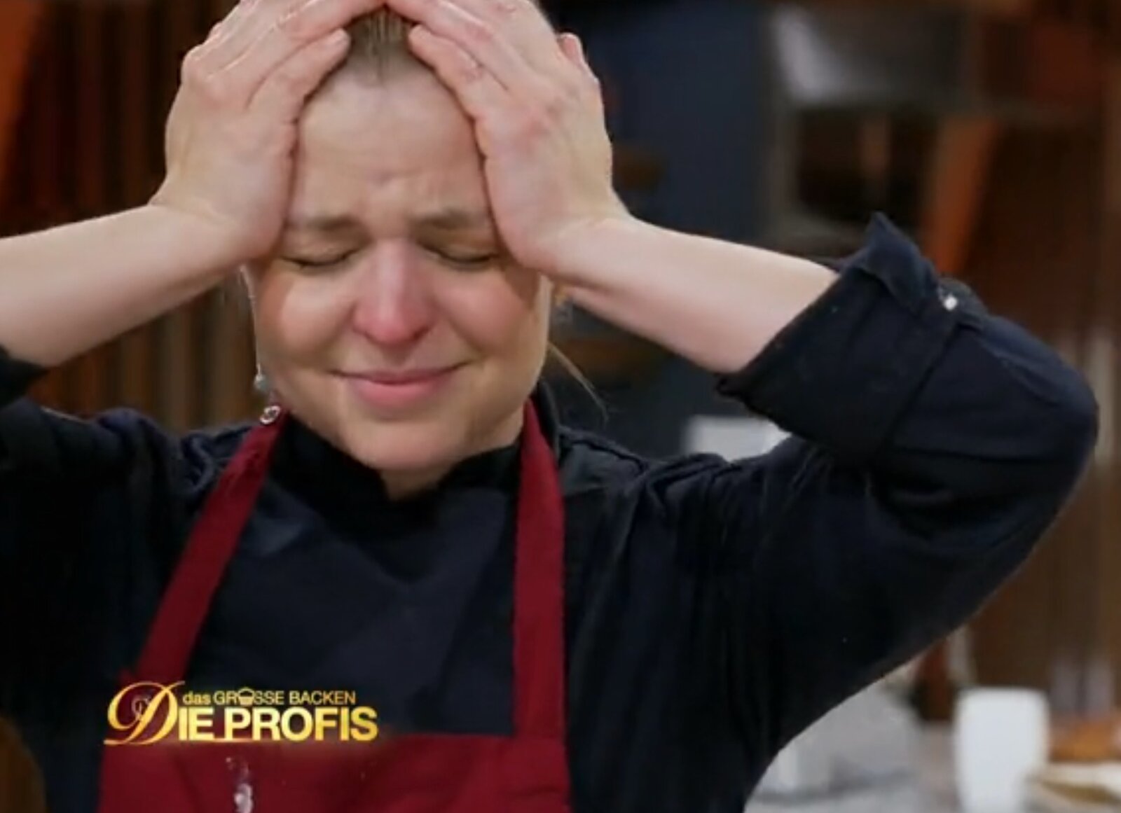 Kandidatin verzweifelt bei „Das große Backen – Die Profis“: „Hab doch bisschen Mitleid!“ | © Sat.1/Screenshot