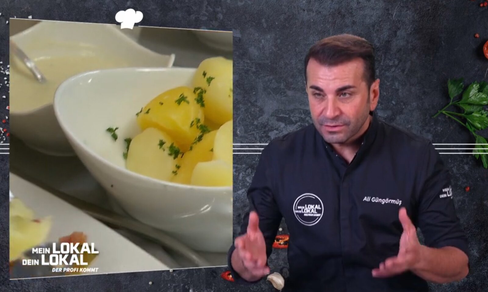 „Mein Lokal, Dein Lokal“: Rohes Essen? Profi Ali Güngörmüş ist entsetzt | © KabelEins/Screenshot