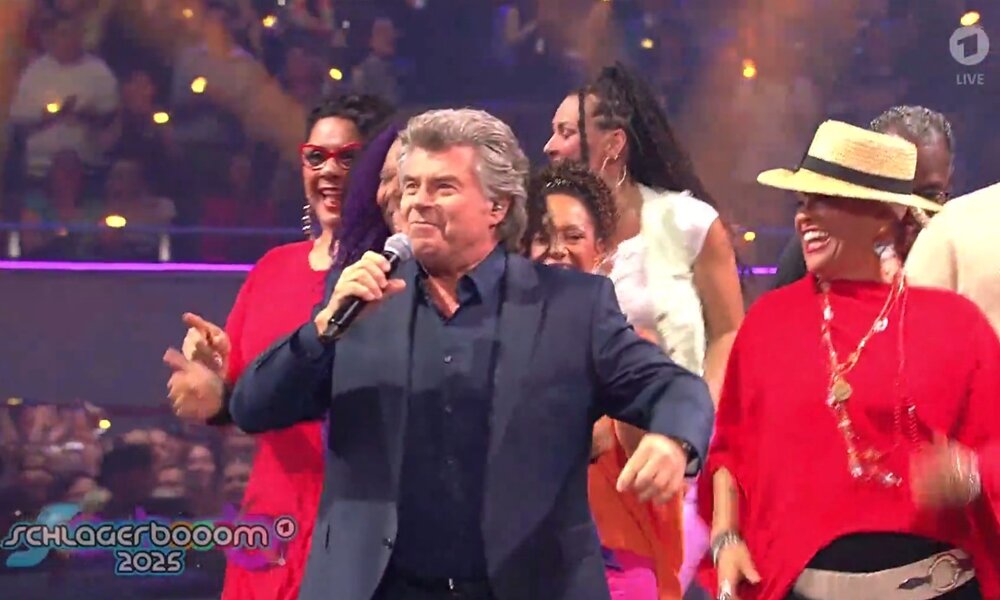 Ton-Panne beim „Schlagerbooom 2025“: Andy Borg verpatzt Auftritt | © DasErste/Screenshot