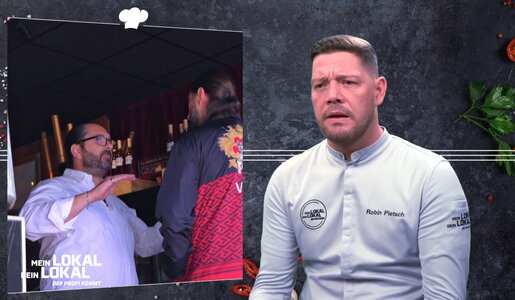 Das gab es bei „Mein Lokal, Dein Lokal“ noch nie: Teilnehmer wird vom Set verwiesen | © KabelEins/Screenshot