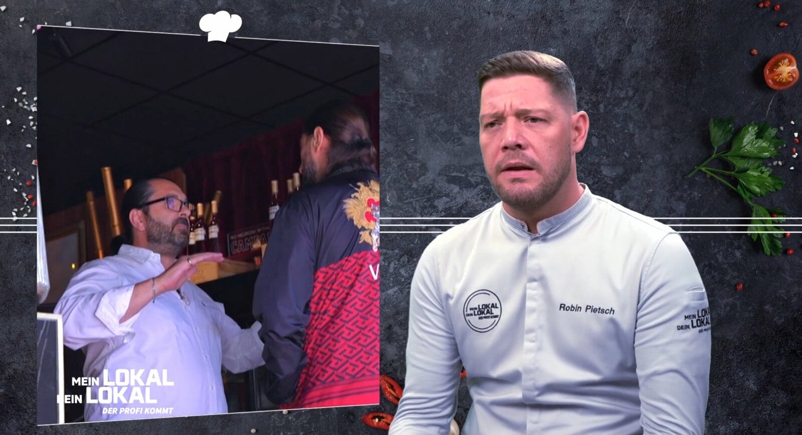 Das gab es bei „Mein Lokal, Dein Lokal“ noch nie: Teilnehmer wird vom Set verwiesen | © KabelEins/Screenshot