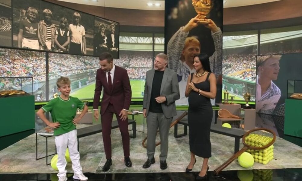 „Klein gegen Groß“: 11-Jähriger zieht Tennis-Legende Boris Becker im „Wimbledon-Duell“ ab | © DasErste/Screenshot