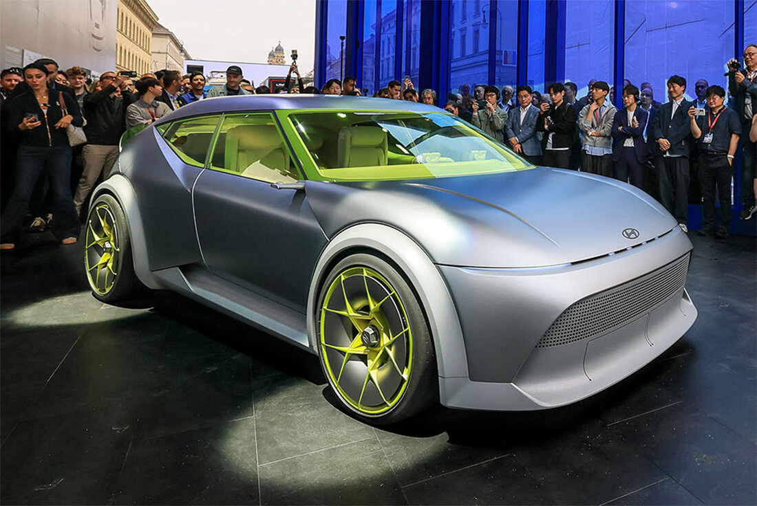 Die Studie Concept Three soll dem neuen Ioniq 3 schon sehr nah kommen. | © Hyundai