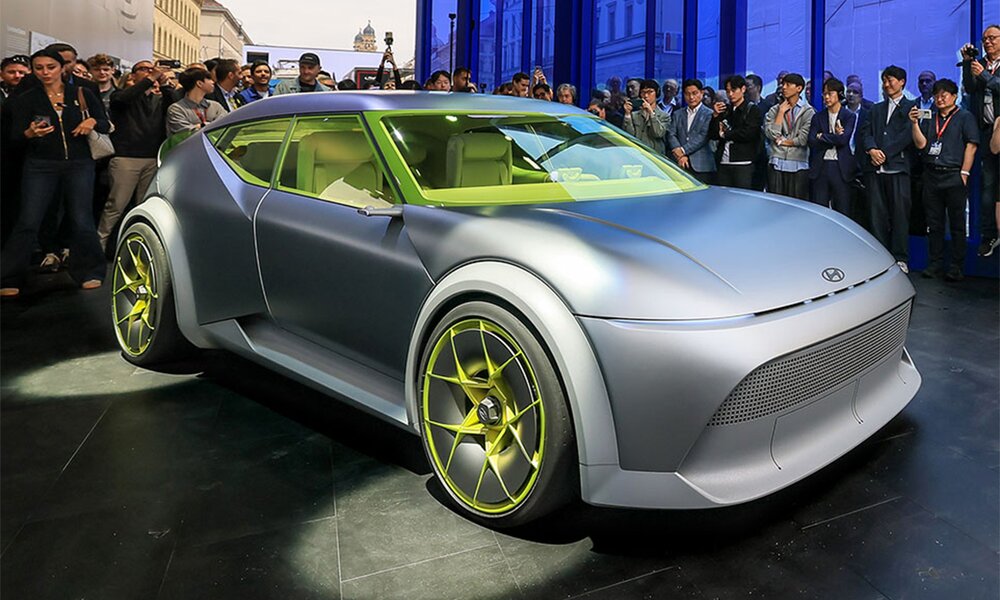 Die Studie Concept Three soll dem neuen Ioniq 3 schon sehr nah kommen. | © Hyundai