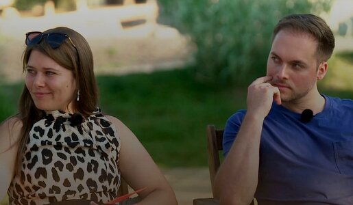 Michelle und Marlon fühlen sich unwohl nach ihrem Betrug. | © Sat.1