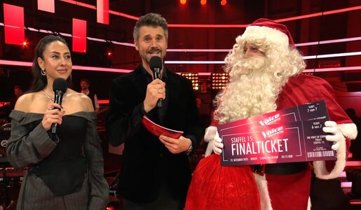 „The Voice“: Nikolaus rettet zwei Talente vor dem Aus! Sie stehen im Finale | © Sat.1/Screenshot