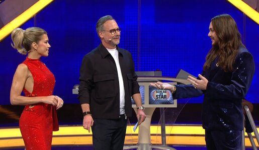 „Schlag den Star“: Sylvie Meis muss sich im ersten Mann-gegen-Frau-Duell geschlagen geben | © ProSieben/Screenshot