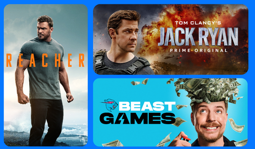 Packende Challenges, internationale Thriller und starke Serienhelden – Prime TV startet mit Hochspannung in den Februar | © Prime Video / Collage: HÖRZU