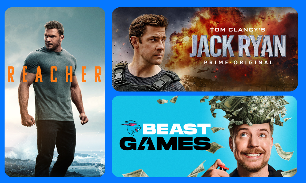 Packende Challenges, internationale Thriller und starke Serienhelden – Prime TV startet mit Hochspannung in den Februar | © Prime Video / Collage: HÖRZU