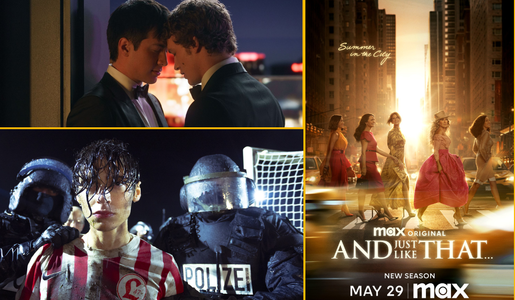 Ob kanadische Erfolgsserie „Heated Rivalry“ (oben l.), Dramaserie „The Pitt“ oder seichte Unterhaltung mit Kultfaktor bei „And Just Like That“: HBO Max hat für jeden etwas zu bieten | © HBO Max