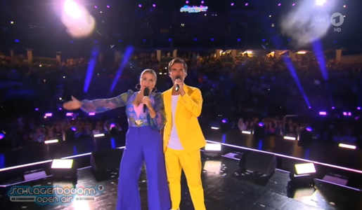 Beatrice Egli und Florian Silbereisen | © Das Erste/Screenshot