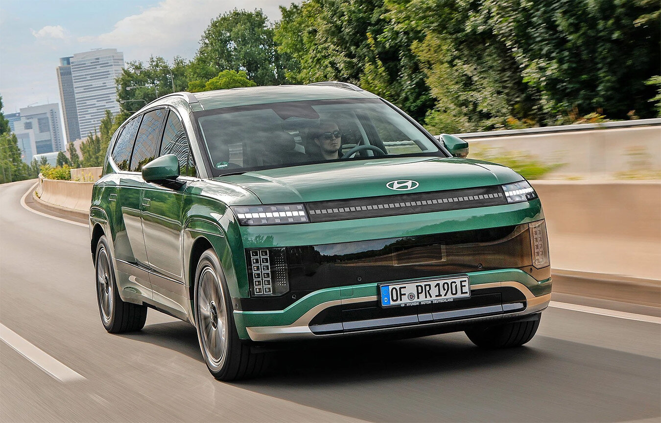 Der Ioniq 9 ist Hyundais E-Flaggschiff und eine imposante Erscheinung. | © Hyundai