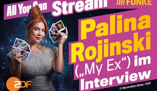Palina Rojinski auf dem "All you can stream"-Cover | © Maximilian Baier / ZDF