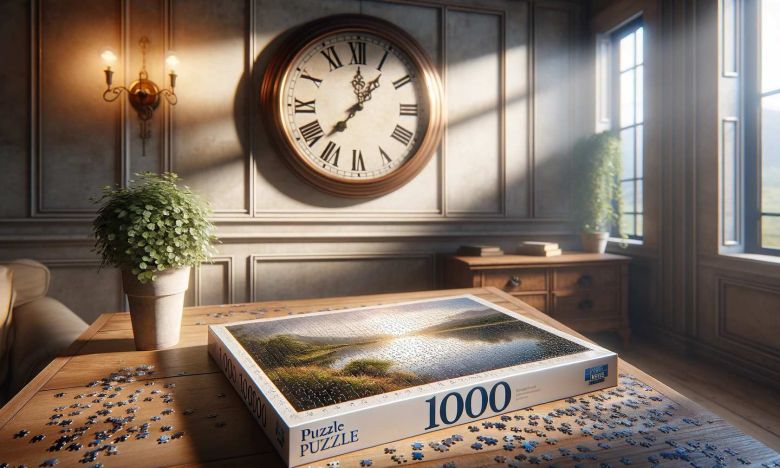 Wie lange braucht man für ein 1000 Teile Puzzle?