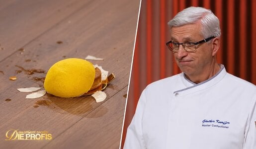 Pannen-Auftakt bei „Das große Backen – Die Profis“: Törtchen-Sturz vor der Jury! | © Sat.1