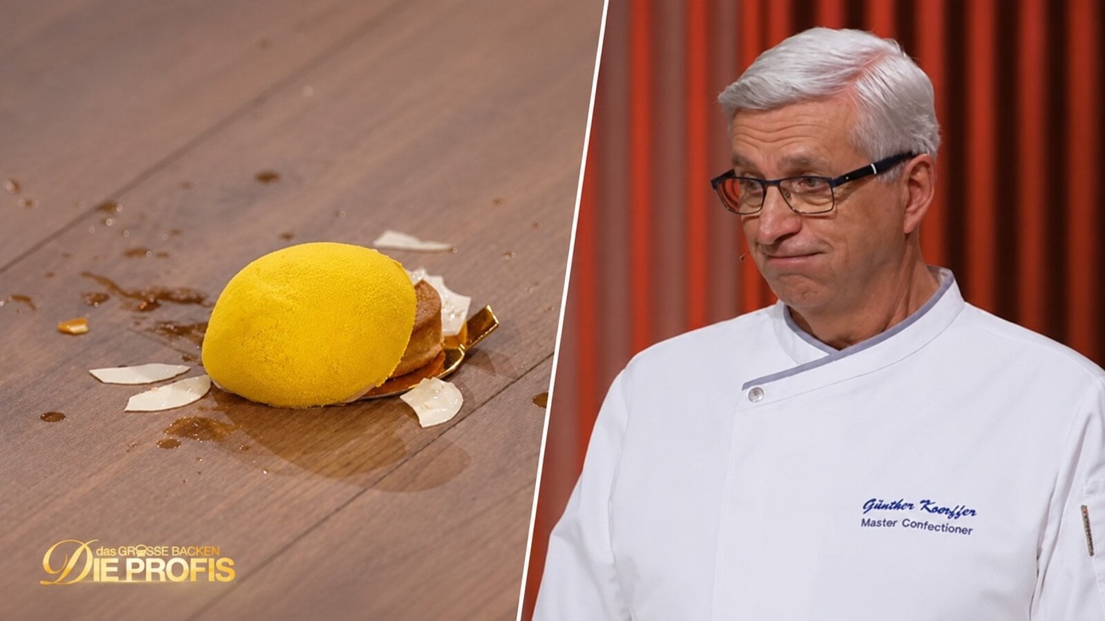 Pannen-Auftakt bei „Das große Backen – Die Profis“: Törtchen-Sturz vor der Jury! | © Sat.1