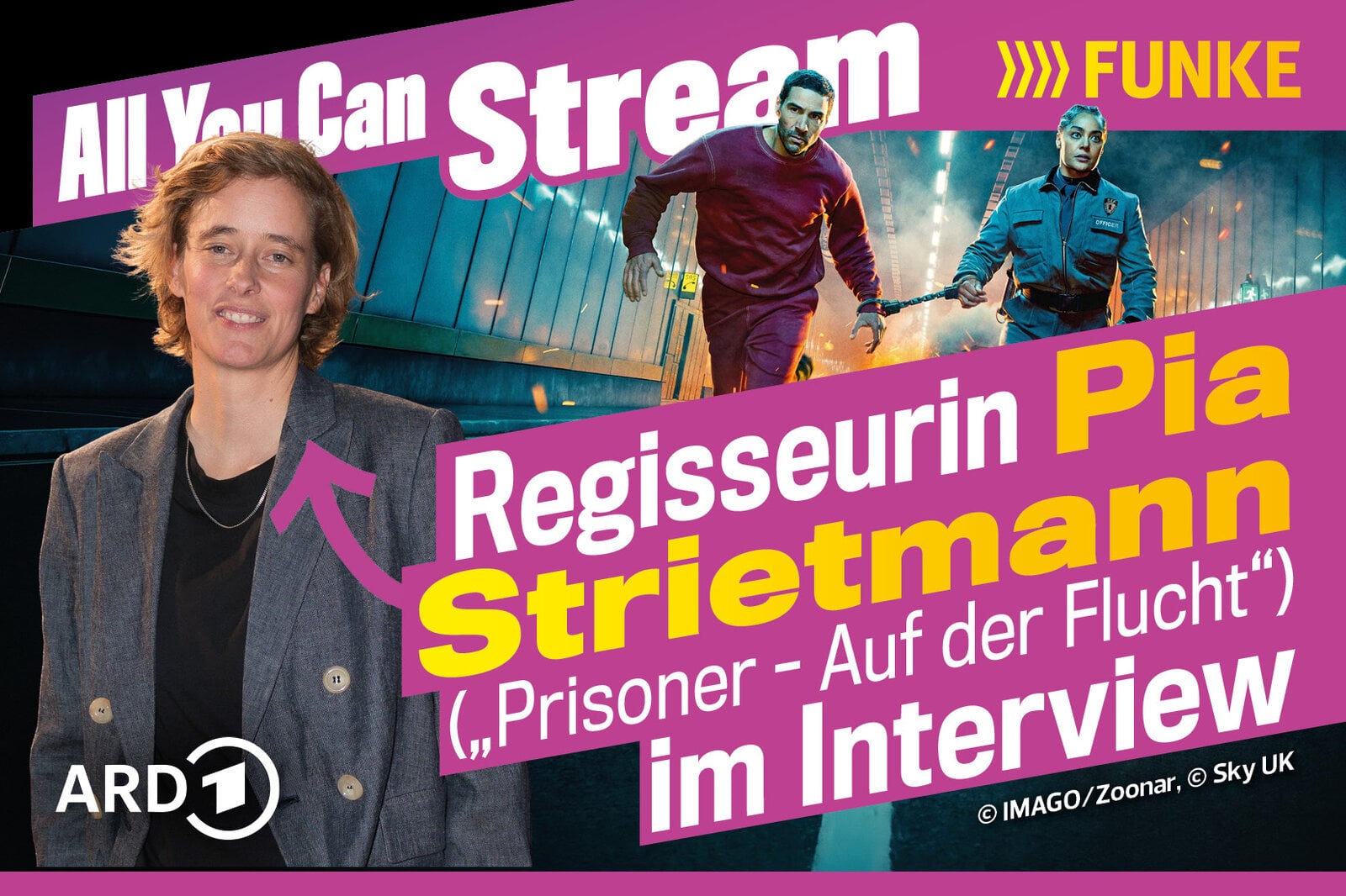 Regisseurin Pia Strietman teilt exklusive Insights im Interview bei ALL YOU CAN STREAM | © IMAGO/Zoonar, © Sky UK